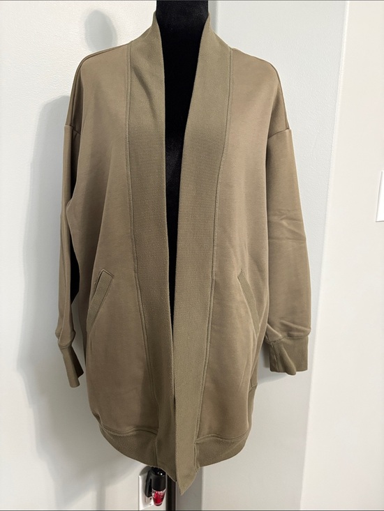 DKR & Company Sweaters - Olive Open-Front Women’s Cardigan Sweater